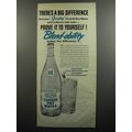 1952 Canada Dry Water Ad - There's a big difference