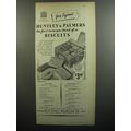 1952 Huntley & Palmers Biscuits Advertisement - From England