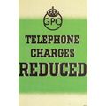 GPO Telephone Charges Reduced in 1930s Old Adve...