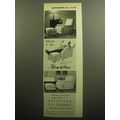 1958 Kittinger King-of-Ease Reclining Chair Ad - Relax in style