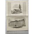 1860 engravings St. Peter's Church Oldham & Wes...