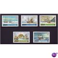JERSEY 1987 ADVENTURERS SHIPS 2nd SET 5 VALS U/...