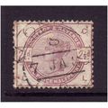GREAT BRITAIN 1883 QV SG 190 2 1/2d LILAC LETTE...