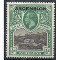 Ascension Island 1922 SG1 1/2d Black & Green Mo...