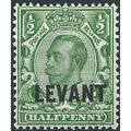 British Levant 1912 L14 1/2d Green Wmk Imperial...