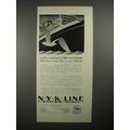 1930 N.Y.K. Line Cruise Ship Ad - On to the Pac...