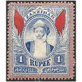 Zanzibar 1896 SG169 1r Blue (remainders) Mounte...