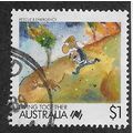 AUS 1988 $1.00 'LIVING TOGETHER - RESCUE AND EM...