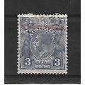 Australia.SG128 3d Ultramarine.Variety Unchecke...