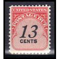 J103 13c Postage Due Just Clears Fine MNH KA1016