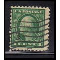 Used 424 1c George Washington Barely Clears K3445