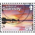 GUERNSEY, St Saviour's Reservior, orange pink 2...