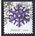 USA 2015 Geometric Snowflakes - Purple Forever ...