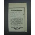 1914 Guaranty Trust Company of New York Ad - In...