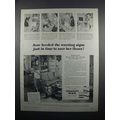 1950 Johnson's Wax Ad - Heeded the Warning Signs