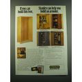 1988 Stanley Tools Ad - If you can build this box, Stanley can help you build