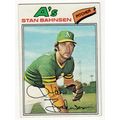 1977 Topps baseball card 383 Stan Bahnsen - Ath...