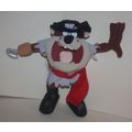 2003 NANCO Looney Tunes Pirate Taz Plush Right ...