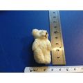 Very Pale Yellow Fluffy Teddy - Miniature