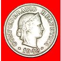 Ⰶ LIBERTY (1879-2025): SWITZERLAND★5 RAPPEN 194...