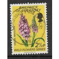 GUERNSEY 1972 WILD FLOWERS 2 1/2p HEATH SPOTTED...