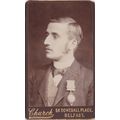 VICT. CDV. PHOTO - SMART MAN, LGE NOSE, MEDAL B...