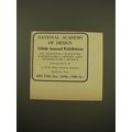 1961 National Academy of Design Advertisement -...