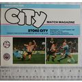 1980 programme Manchester City v. Stoke City, L...