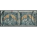 South Africa 1950 O44 1 1/2d Blue-Green & Yello...