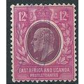 East Africa & Uganda Prot 1907 SG38 12c Dull & ...