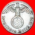 SWASTIKA: GERMANY ★ 1 PFENNIG 1938J! LOW START ...