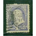 Used 212 1c Benjamin Franklin Barely Clears M01462