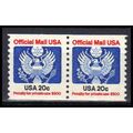 O135 20c Eagle Fine MNH Pair KA2033