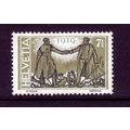 SWITZERLAND 1919 SG304 7 1/2c GREEN BLACK PEACE...