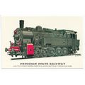 Steam Locomotive Prussian State Railway Postcar...