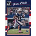 2016 Donruss Football 181 Dion Lewis New Englan...