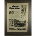 1940 Plymouth Car Ad - Enjoy Yourself!