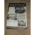 1940 Plymouth Car Ad, Thousands Switching!!!