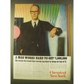 1963 Chemical new York Bank Ad - A man works hard to get $1,000,000
