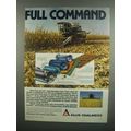 1984 Allis-Chalmers Gleaner Combines Ad - Full Command