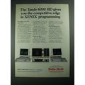 1987 Radio Shack Tandy 6000 HD Computer Ad - In XENIX programming