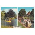 Multiview of Shepperton Postcard Middlesex 7650