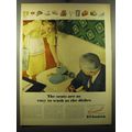 1950 B.F. Goodrich Koroseal Ad - The seats are as easy to wash as the dishes
