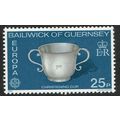 Guernsey 1976 Europa 25p Grey and Blue SG140 MM
