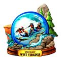 Whitewater West Virginia Artwood Fridge Magnet