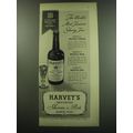 1949 Harvey's Bristol Cream Sherry Ad - The wor...