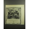 1952 Baker Modern Chairs and Table by Finn Juhl Ad - group from complete line