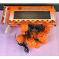 Halloween 10 Jack-O-Lantern Blowmold String Lig...