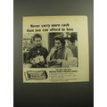 1956 American Express Travelers Cheques Advertisement