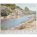 1963 Large postcard Helford Village, Cornwall